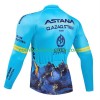 Maillot Manches Longues Astana Qazaqstan 2024 N001